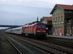 234 180-8 mit EC nach Polen am 23.02.2008 in Strausberg ...