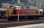 908 rangiert in Ettelbruck. 10-1991   ...