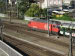Eine RE 460 mit IC Locarno - Zürich in Erstfeld ... Eine RE 460 mit IC Locarno - Zürich in Erstfeld ...