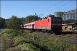 143 282 erreicht mit der RB91 (RB 39163) Ruhr-Sieg-Bahn am ...