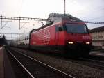 Re 460 003 mit IC 2000 nach Olten am 28.02.2008 ...