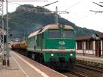 Durchfahrt 120 001 mit ...  Volkmar D�ring 26.08.2004