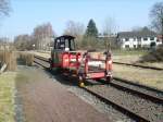 Ein sch�ner Zug!!!Er steht im ehemaligen Bahnhof Eissen.Die Eigent�merin sagte ...