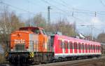 V 160.3 der hvle mit ET 422 002 auf Testfahrt ...