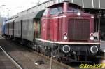 212 007-9 mit  Ruhrpfeil-Panoramafahrt  ...  Robert Viktor 09.03.2008