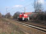 295 067-3 Lz am 8.3.2008 durch Limmer -> Seelze  ...