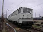 br-142-e-42-dr-242 WAB 50 unde WAB 52 am 12.03.2008 im leicht verregneten Bahnhof Guben