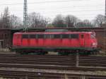 BR 140 Lokportraits 140 446-6 am 12.03.2008 im leicht verregneten Bahnhof Guben