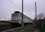 br-142-e-42-dr-242 WAB 52 unde WAB 50 am 12.03.2008 im leicht verregneten Bahnhof Guben
