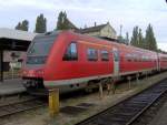 br-612-regioswinger-dbag 612 090 hat als Regionalexpress von Oberstdorf nach Lindau sein Ziel erreicht, als er hier in Lindau HBF aufgenommen wurde.