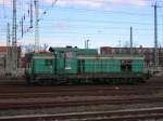SM42 SM 42-295 vor dem Umsetzen im DB Bahnhof Guben