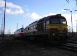 Rail Polska Rail Polska M62-1764 am 13.03.2008 im DB-Bahnhof Guben