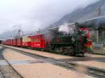 zillertalbahn Lok3 mit den Nostalgie-Wagen f�r Winterdampfsonderzug Nr211; 080312