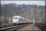 br-403-ice-3 DT 403er ist am 08.03.08 nach Dortmund Hbf unterwegs. Hier bei Lonsee.