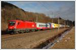 RoLa 41404 von Marburg nach Wels war am 6.3.2008 mit ...