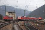 IRE nach Lindau Hbf bei der Einfahrt in Gesilingen/Steige. Aufgenommen ...