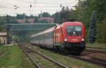 �BB 1116 019-9 bringt ihren Eurocity nach Wien Westbahnhof. Fotografiert ...