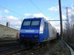 BR 145 145 CL 201 (RBH) am 13.03.2008 im Bahnhof Guben