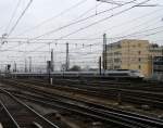 TGV im Gleisvorfeld kurz ...  De Rond Hans und Jeanny 13.03.2008