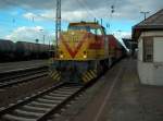 br-275-mak-g-1206 MEG 210 mit dem 'Kohlependel' von Buna nach W�hlitz im Bf Gro�korbetha; 16.02.2008