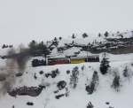 RB - Dampfzug unterwegs von Arth-Goldau nach Rigi Kulm  ...