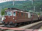 Zwei Re 4/4 der bls in Biel.  ...