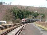 Museumszug V100 Richtung Meschede. ...  Philip H�hmann 14.03.2008