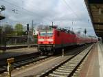 143 551-0 in Dresden Hauptbahnhof   ...