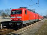 BR 114 008-6 in Bernau am 28.02.08 ... BR 114 008-6 in Bernau am 28.02.08 ...
