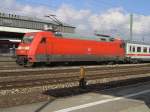 Die 101 042 am 31.10.2007 in M�nchen Ost mit einem ...