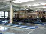 Ge 6/6 I steht in Landquart im Depot der RhB ...
