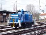 363 027-1 rangiert am ...  Hannes M�ller 21.03.2008