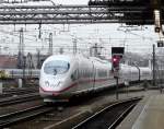 Ein niederl�ndischer ICE 3 verl�sst den Bahnhof Bruxelles Midi am ...