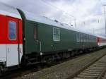 Ex DR Salon Wagen eingegliedert im CNL Autozug in Dortmund.
(21.03.2008) ...