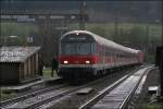 RB91 (RB 39166) Ruhr-Sieg-Bahn ist in Littfeld eingefahren. (01.12.2007)  ...