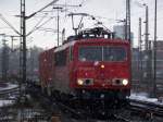 155 066 mit Containern ...  Steffen 21.03.2008