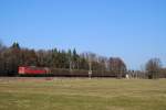 140 003 mit G�terzug bei �bersee (25.02.2008)  ...