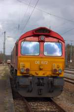 Auch direkt von vorne macht die Class 66 eine gute ...
