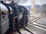 BR 52 8154-8 und BR 52 8079-7 Rangieren die Wagen ...