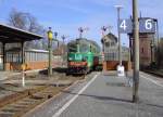 ST43-273 am 15.03.2008 in Forst (Lausitz)  ...