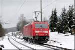 185 303 (9180 185 303-5 D-DB) rollt von Kreuztal komment ... 185 303 (9180 185 303-5 D-DB) rollt von Kreuztal komment ...