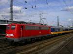 BR 110 243-3 zieht ...  Hubert Hager 28.03.2008