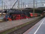 DR 03 2204-0 am Sonderzug BERLIN MACHT DAMPF in Leipzig ...