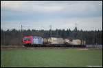 482 047-8 am 25.03.08 mit einen Containerzug mit Fahrtrichtung Graben-Neudorf ...