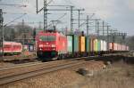 185 228-4 mit Containerzug durch Ludwigslust. 27.03.2008 ... 185 228-4 mit Containerzug durch Ludwigslust. 27.03.2008 ...