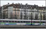 SOB Sudost-Bahn 2.Klasse Wagen des Voralpen Express in Luzern.(18.03.2008)