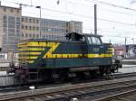 BR 82 Dieselrangierlok 8209 wartet am 09.03.08 im Bahnhof Bruxelles Midi auf ihren n�chsten Einsatz.