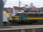 BR 27 Diese ungew�hnlich Zugkomposition (Steuerwagen direkt hinter der Lok) verleitete mich zu diesem Schnappschuss im Bahnhof Bruxelles Midi am 07.03.08.