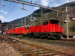 LRZ mit Bm 4/4 bei Faido am 20.03.2008  ...