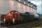 BR 294 Mit der CB nach Zwickau steht 294 820 am Abend des 26.03.08 abfahrbereit im Chemnitzer Hauptbahnhof.